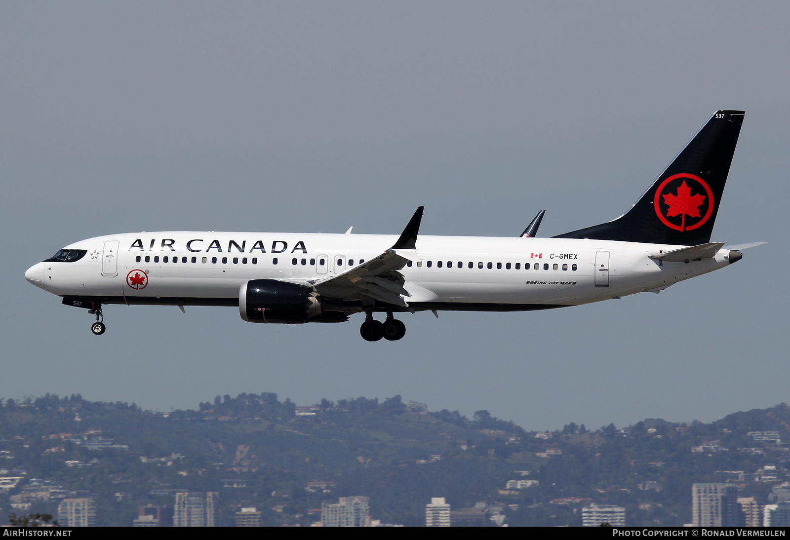 Aircraft Photo of C-GMEX | Boeing 737-8 Max 8 | Air Canada | AirHistory.net #729798
