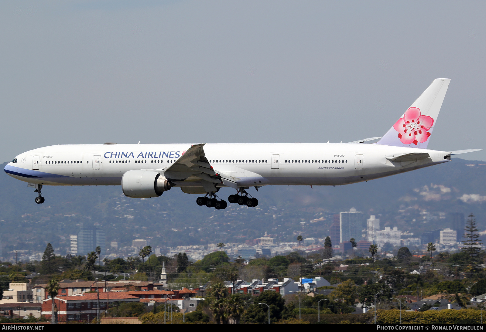 Aircraft Photo of B-18053 | Boeing 777-36N/ER | China Airlines | AirHistory.net #729805