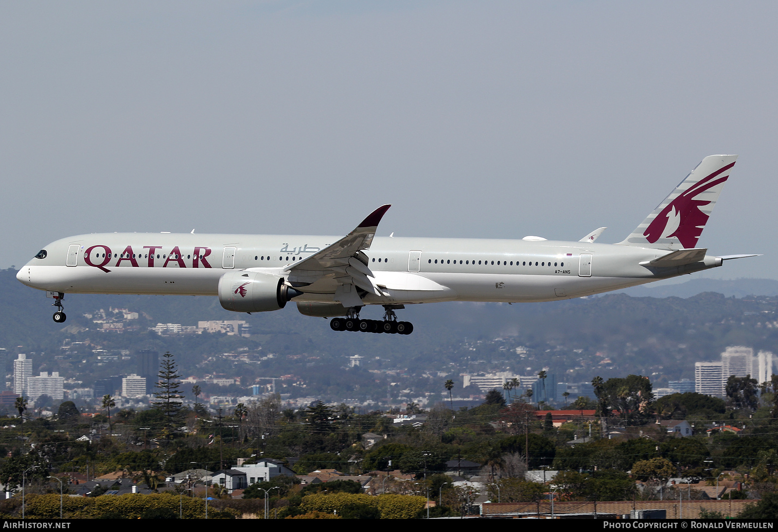 Aircraft Photo of A7-ANS | Airbus A350-1041 | Qatar Airways | AirHistory.net #729809