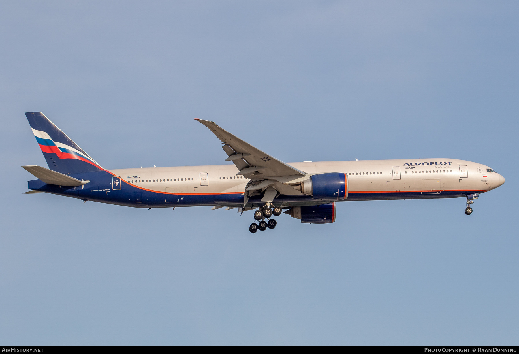Aircraft Photo of RA-73140 | Boeing 777-3M0/ER | Aeroflot - Russian Airlines | AirHistory.net #729827