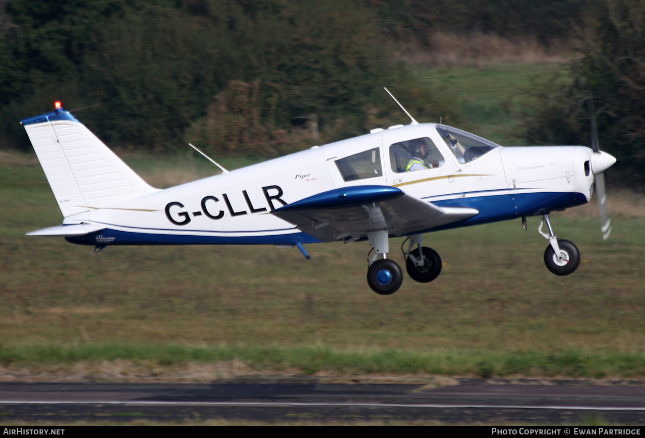 Aircraft Photo of G-CLLR | Piper PA-28-140(160) Cherokee Cruiser | AirHistory.net #729837