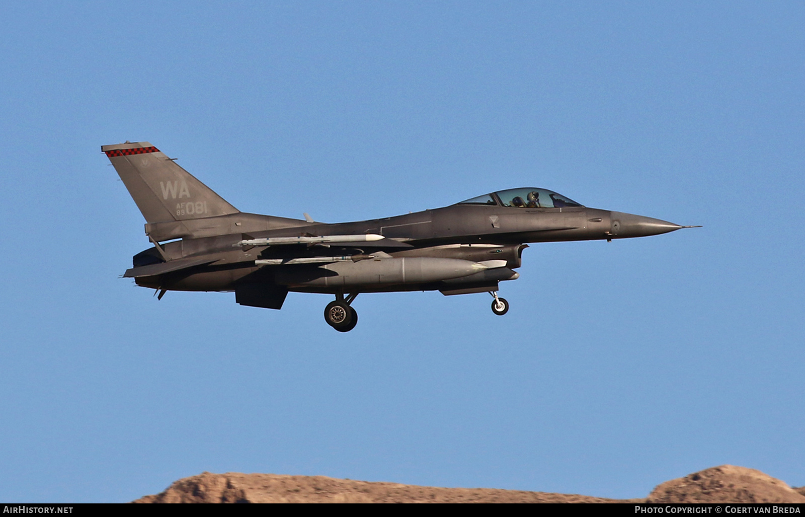 Aircraft Photo of 89-2081 / AF89-081 | General Dynamics F-16CM Fighting Falcon | USA - Air Force | AirHistory.net #729846