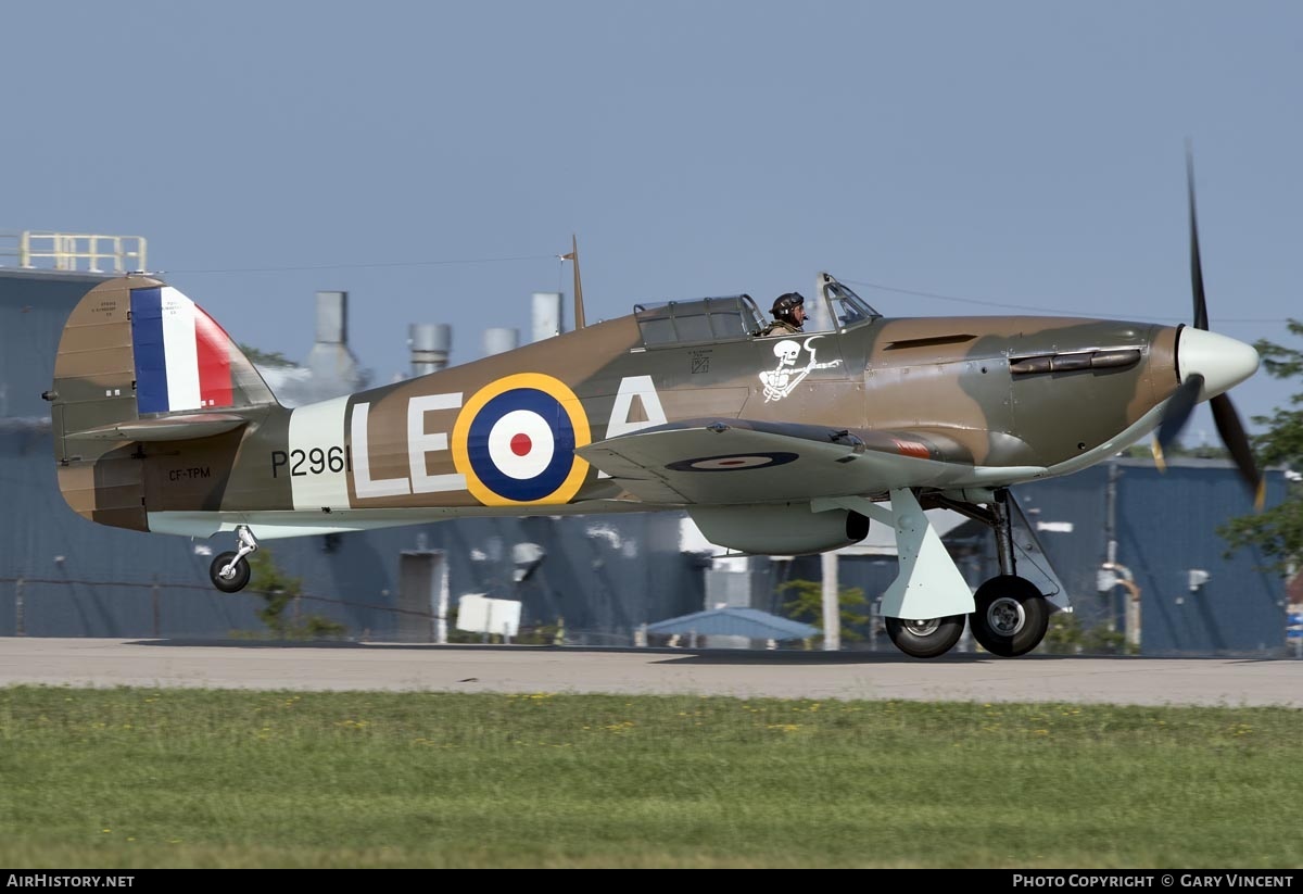 Aircraft Photo of CF-TPM / P2961 | Hawker Hurricane Mk12 | UK - Air Force | AirHistory.net #729847