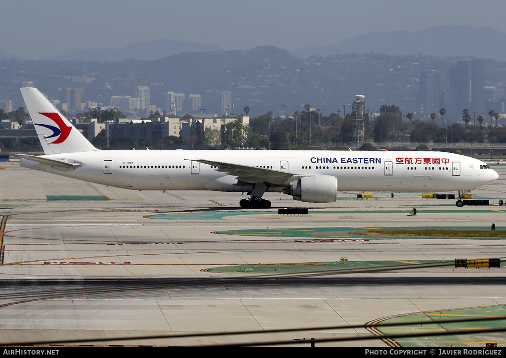 Aircraft Photo of B-7369 | Boeing 777-39P/ER | China Eastern Airlines | AirHistory.net #729875