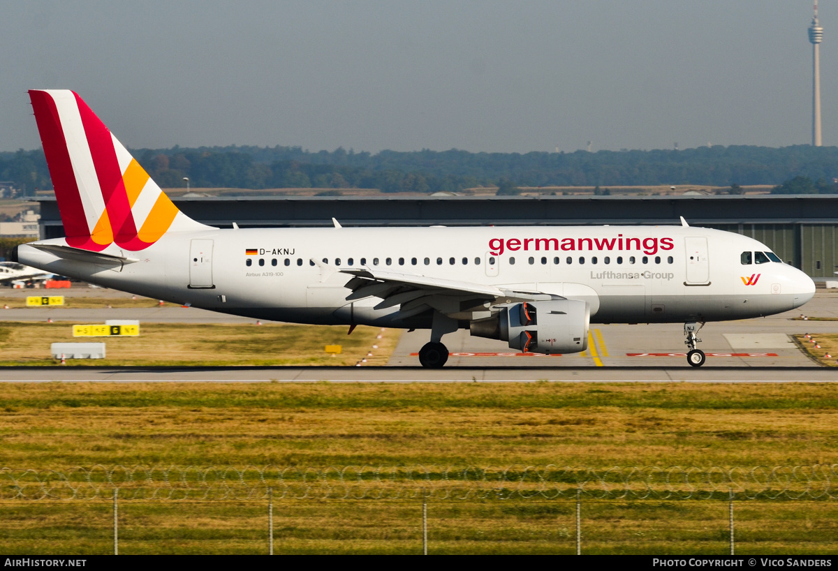 Aircraft Photo of D-AKNJ | Airbus A319-112 | Germanwings | AirHistory.net #729876