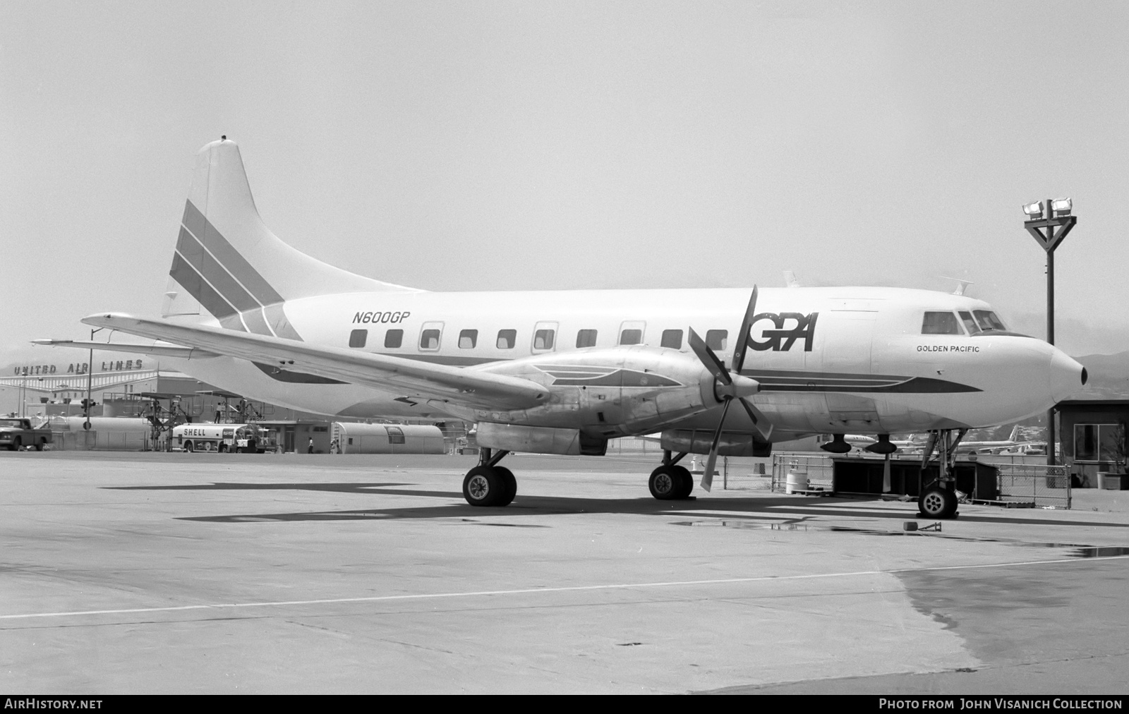 Aircraft Photo of N600GP | Convair 600 | Golden Pacific Airlines | AirHistory.net #729915