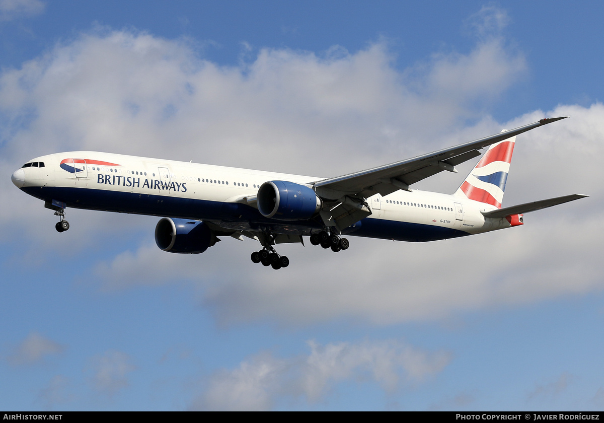 Aircraft Photo of G-STBF | Boeing 777-336/ER | British Airways | AirHistory.net #729927