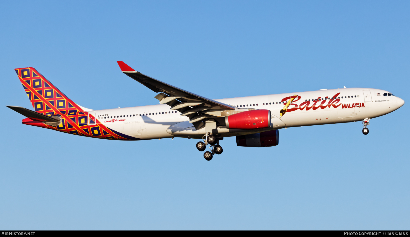 Aircraft Photo of 9M-LFG | Airbus A330-343 | Batik Air Malaysia | AirHistory.net #729938