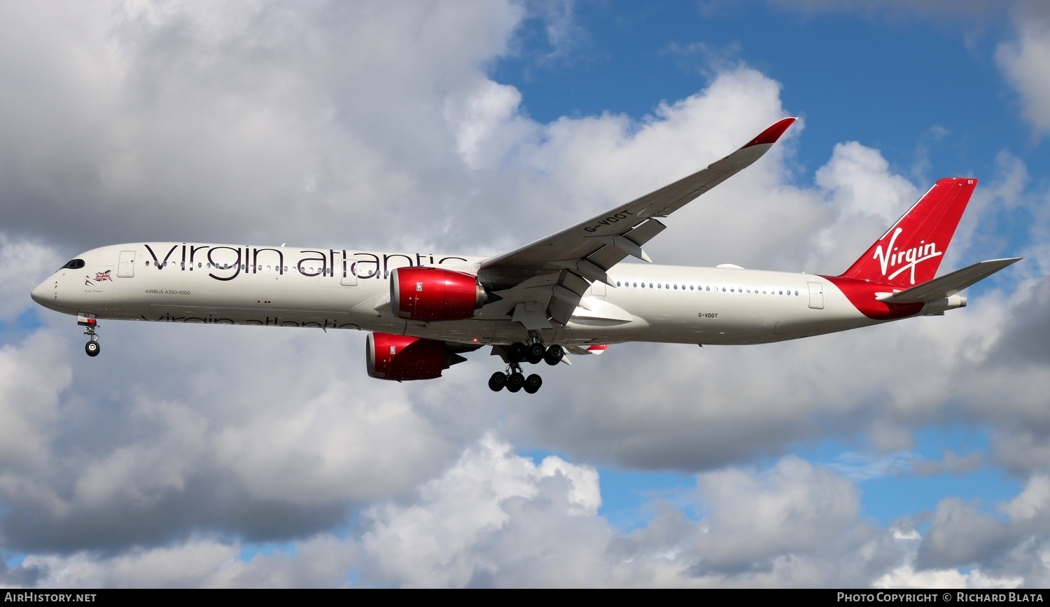 Aircraft Photo of G-VDOT | Airbus A350-1041 | Virgin Atlantic Airways | AirHistory.net #729949