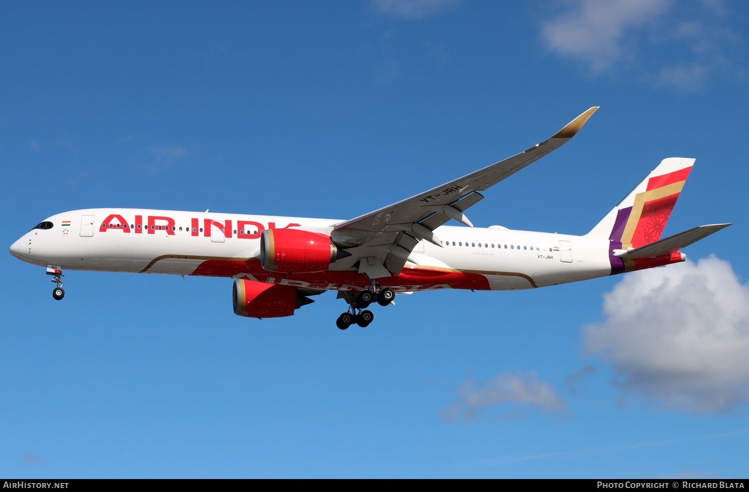 Aircraft Photo of VT-JRH | Airbus A350-941 | Air India | AirHistory.net #729960
