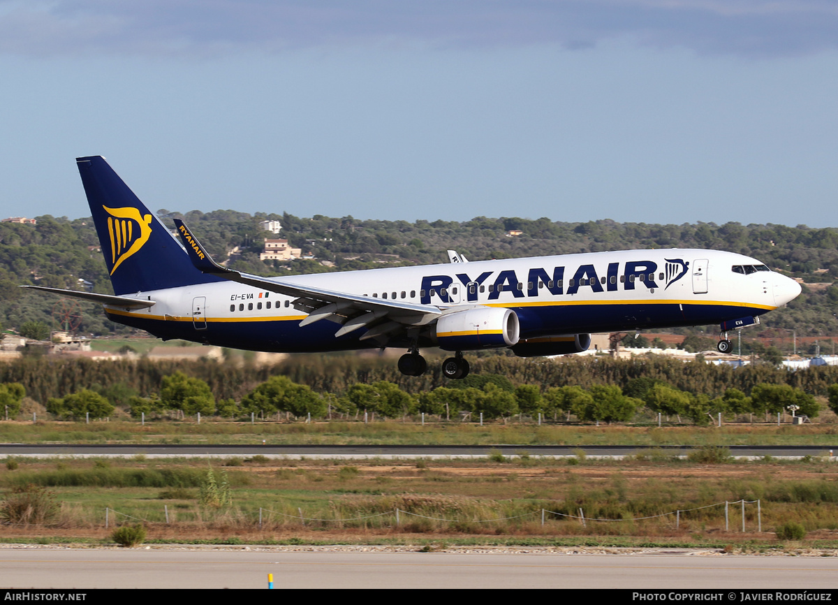 Aircraft Photo of EI-EVA | Boeing 737-8AS | Ryanair | AirHistory.net #729962