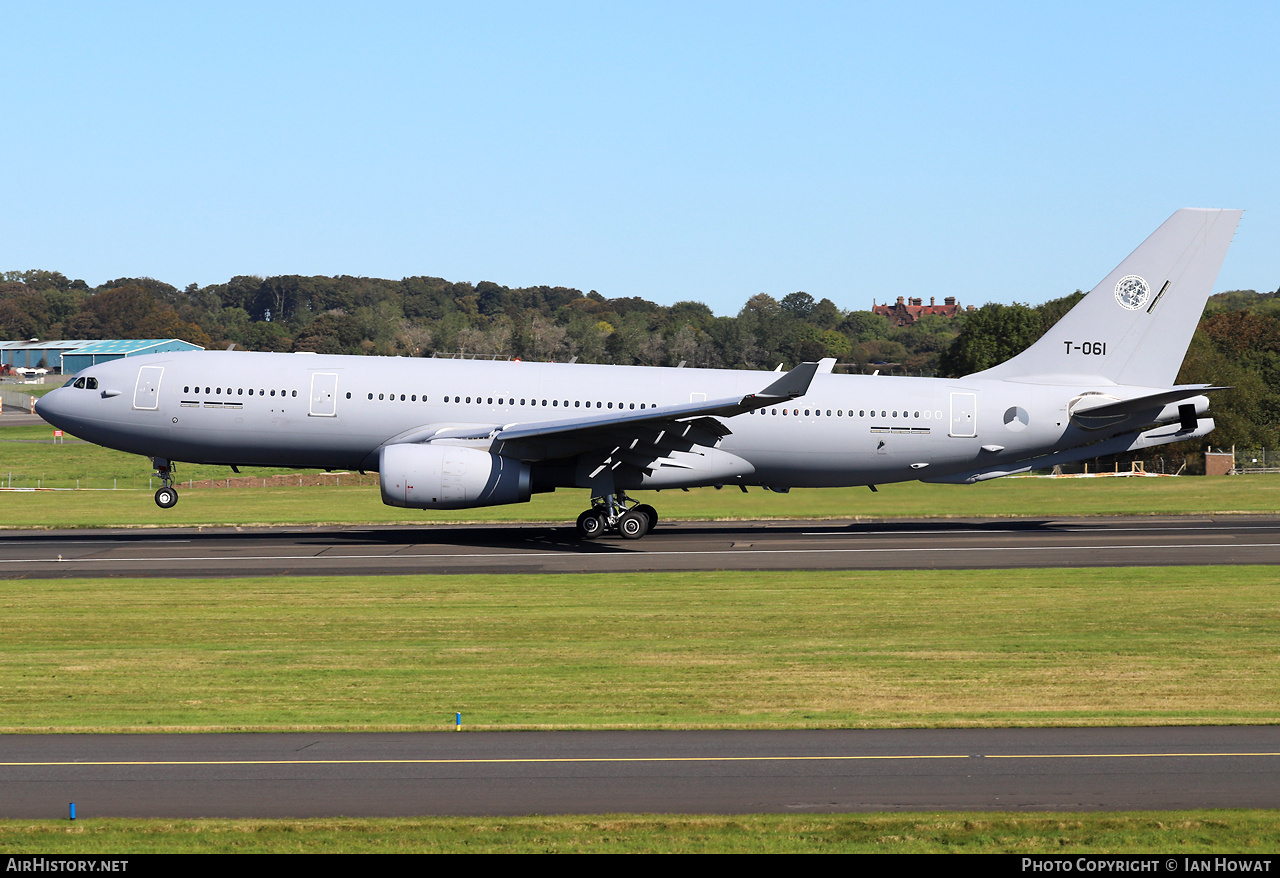 Aircraft Photo of T-061 | Airbus A330-243MRTT | Netherlands - Air Force | AirHistory.net #729998