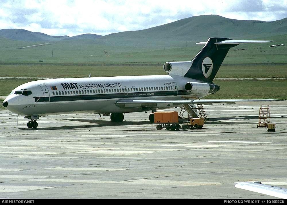 Aircraft Photo of JU-1036 | Boeing 727-281/Adv | MIAT Mongolian Airlines | AirHistory.net #730005