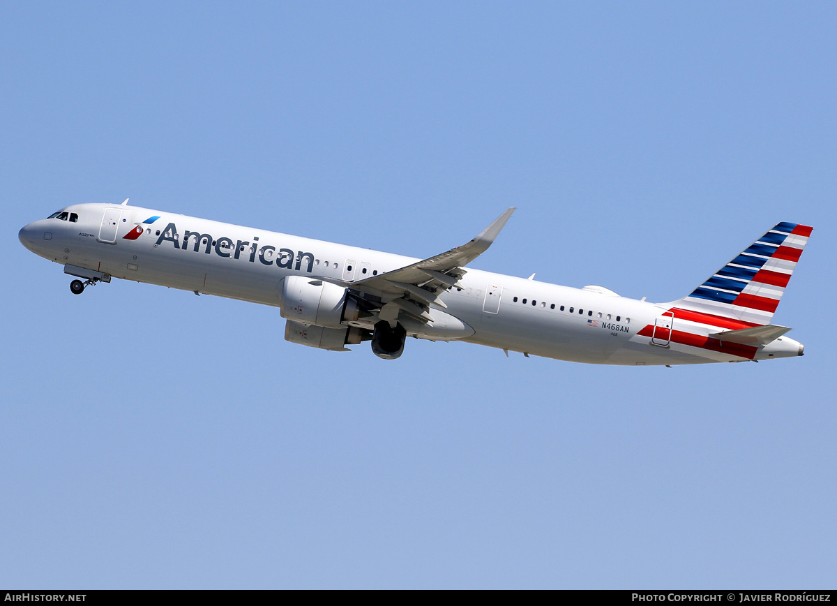 Aircraft Photo of N468AN | Airbus A321-253NX | American Airlines | AirHistory.net #730067