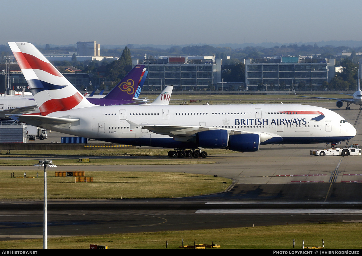 Aircraft Photo of G-XLED | Airbus A380-841 | British Airways | AirHistory.net #730119