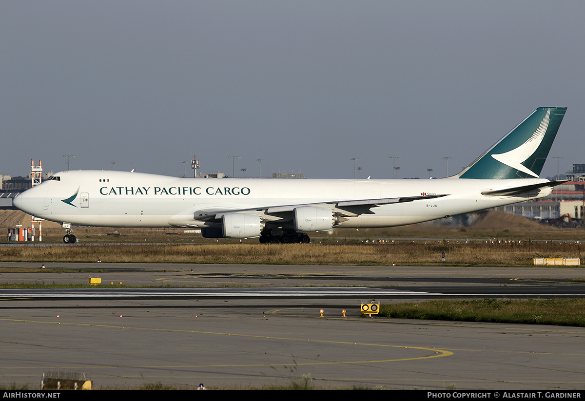 Aircraft Photo of B-LJG | Boeing 747-867F/SCD | Cathay Pacific Airways Cargo | AirHistory.net #730138