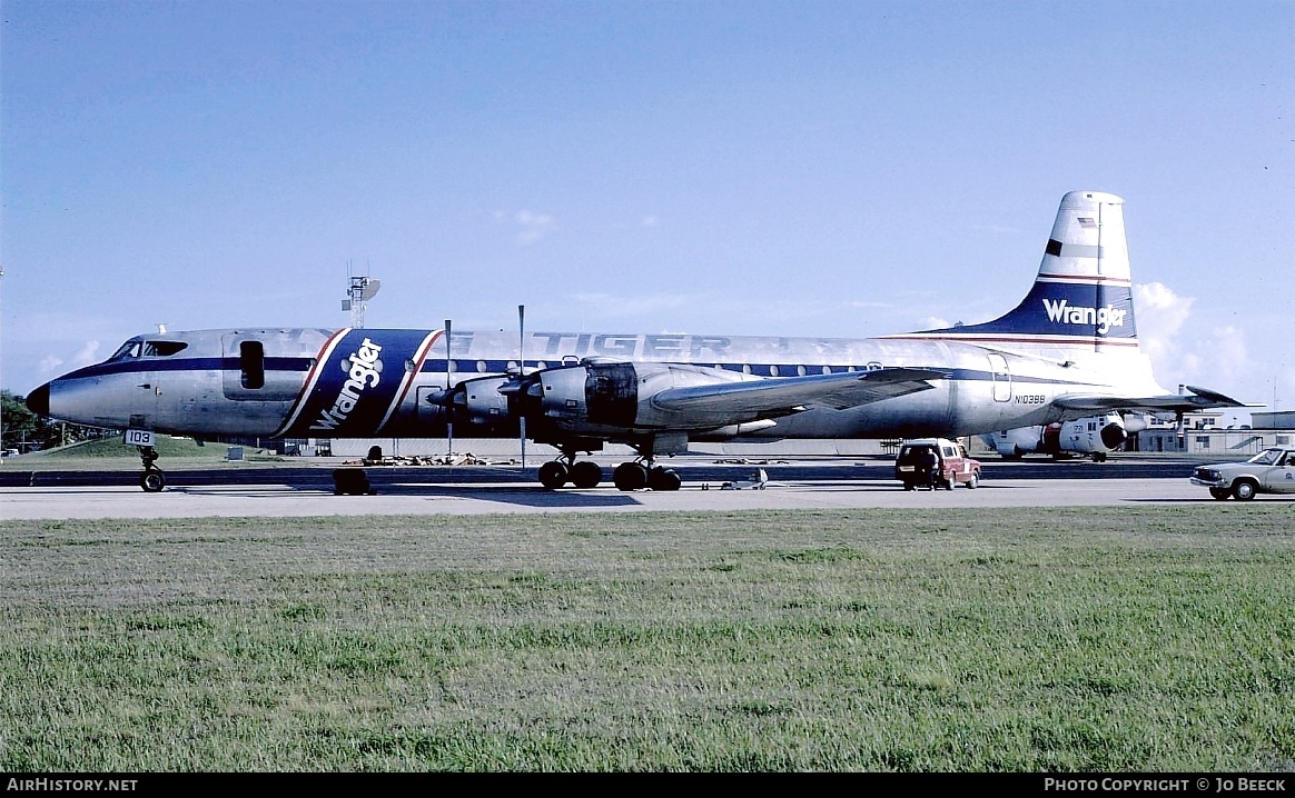 Aircraft Photo of N103BB | Canadair CL-44D4-2 | Wrangler Aviation | AirHistory.net #730142