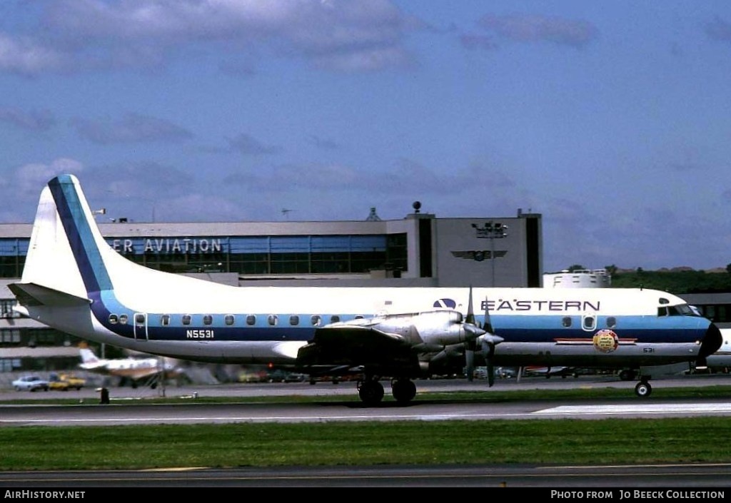 Aircraft Photo of N5531 | Lockheed L-188A Electra | Eastern Air Lines | AirHistory.net #730148