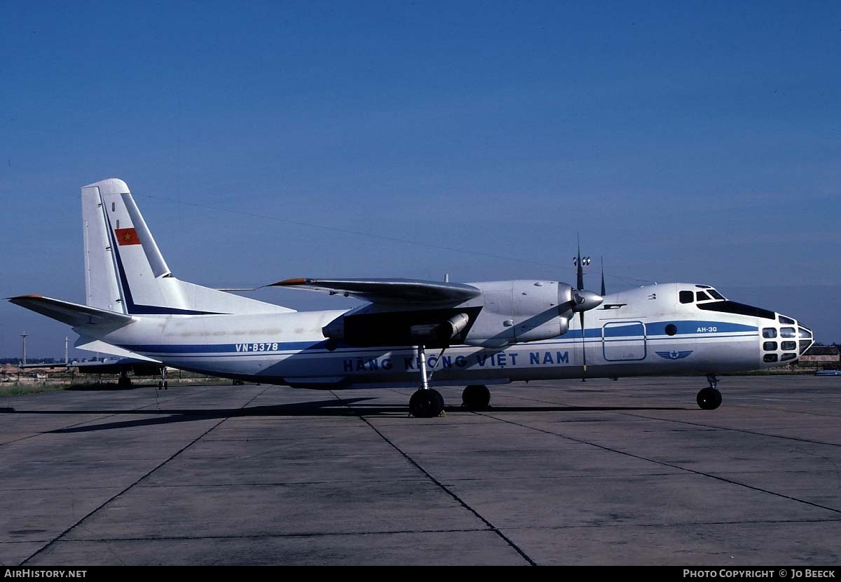 Aircraft Photo of VN-B378 | Antonov An-30A-100 | Air Viet Nam - Hàng Không Viêt Nam | AirHistory.net #730152