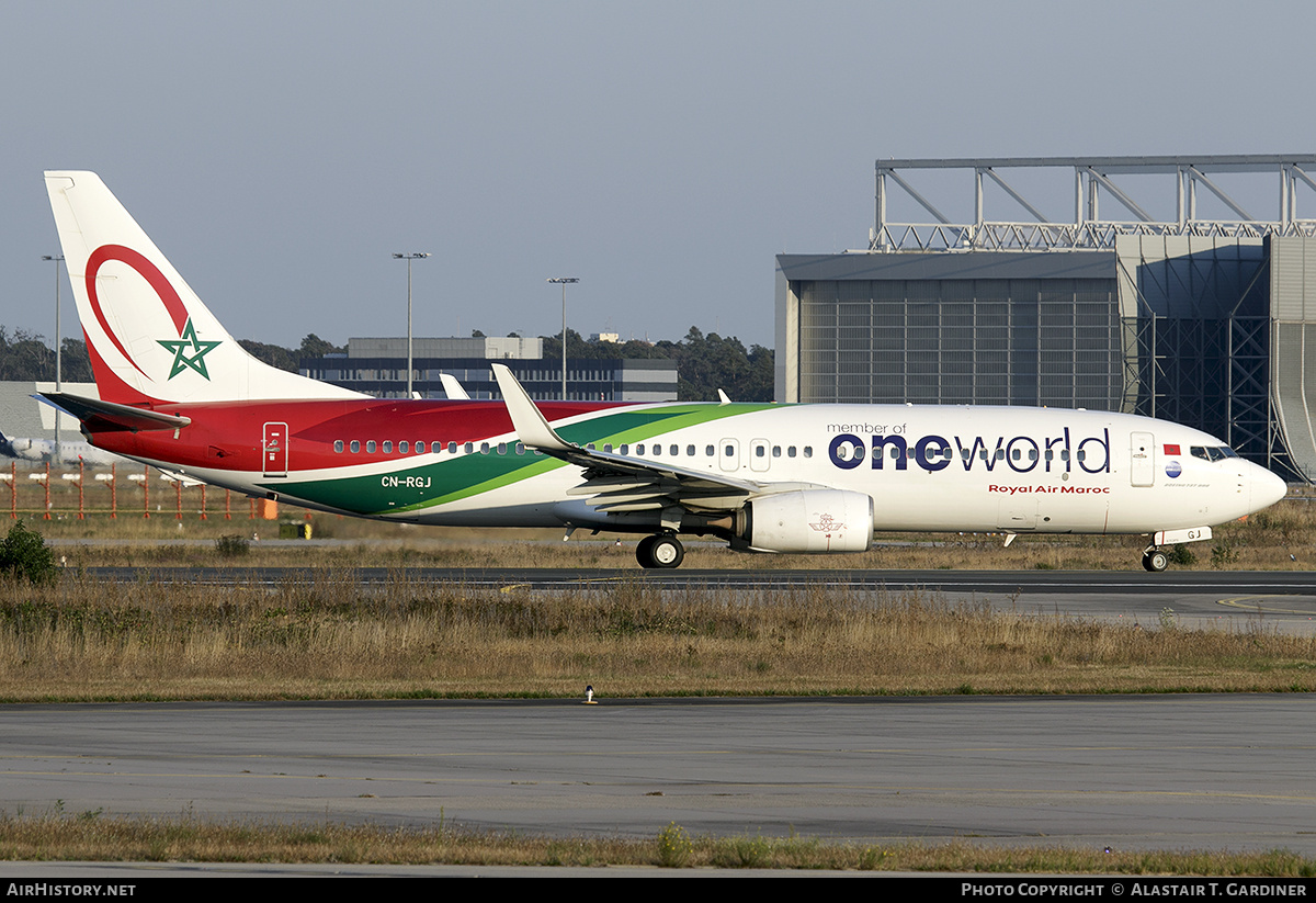 Aircraft Photo of CN-RGJ | Boeing 737-8B6 | Royal Air Maroc - RAM | AirHistory.net #730160