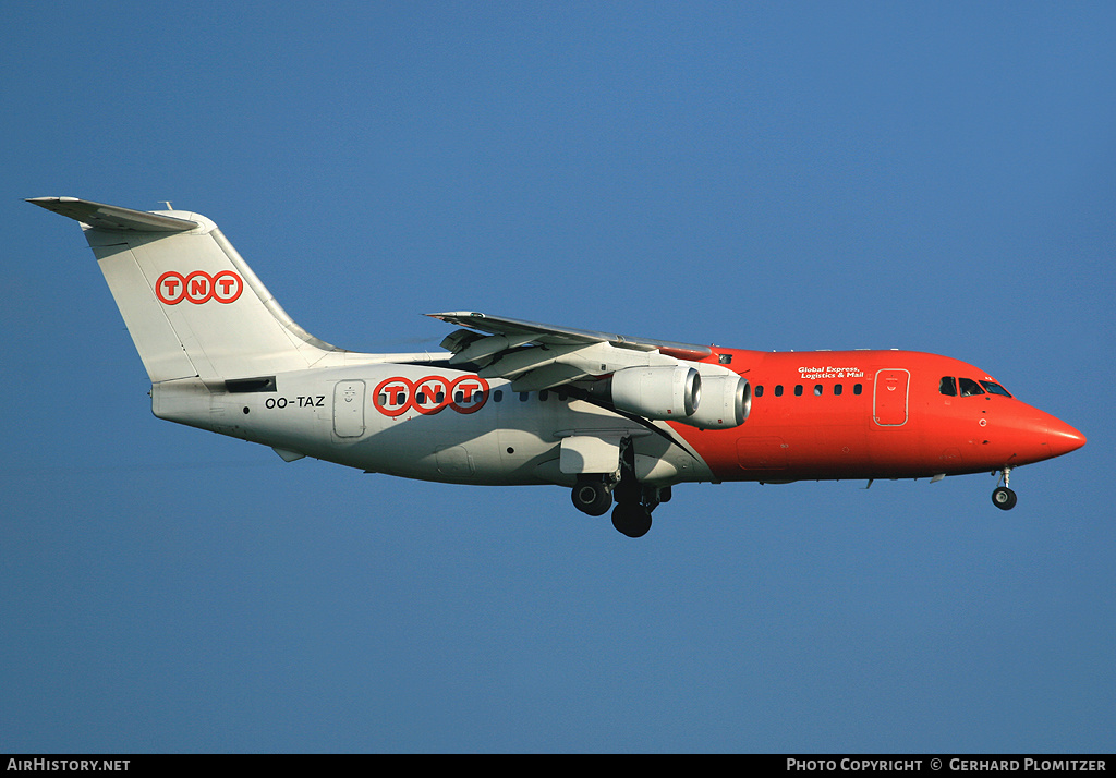 Aircraft Photo of OO-TAZ | British Aerospace BAe-146-200QC | TNT Airways | AirHistory.net #730183