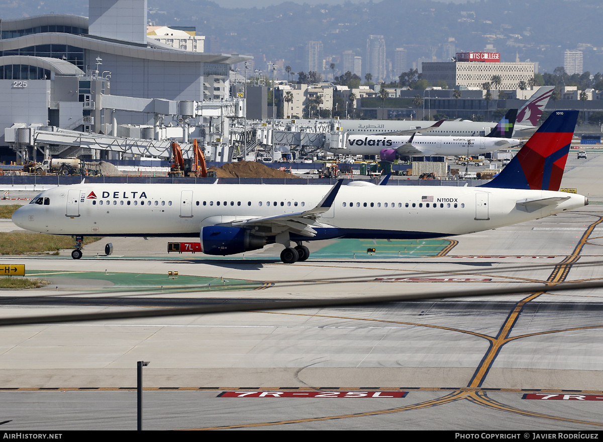 Aircraft Photo of N110DX | Airbus A321-211 | Delta Air Lines | AirHistory.net #730195