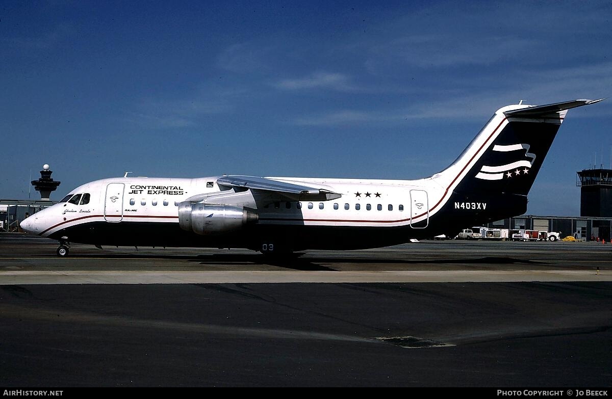 Aircraft Photo of N403XV | British Aerospace BAe-146-200 | Continental Jet Express | AirHistory.net #730225