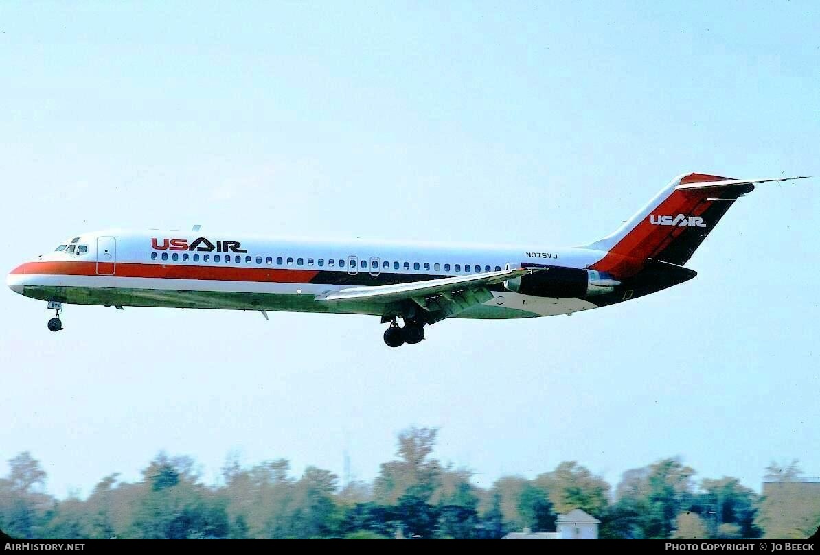 Aircraft Photo of N975VJ | McDonnell Douglas DC-9-31 | USAir | AirHistory.net #730246