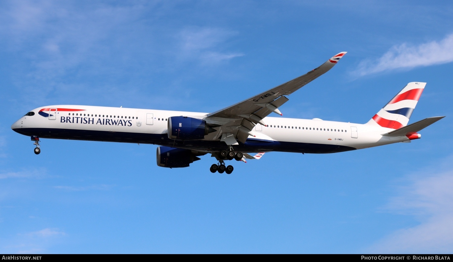 Aircraft Photo of G-XWBJ | Airbus A350-1041 | British Airways | AirHistory.net #730267