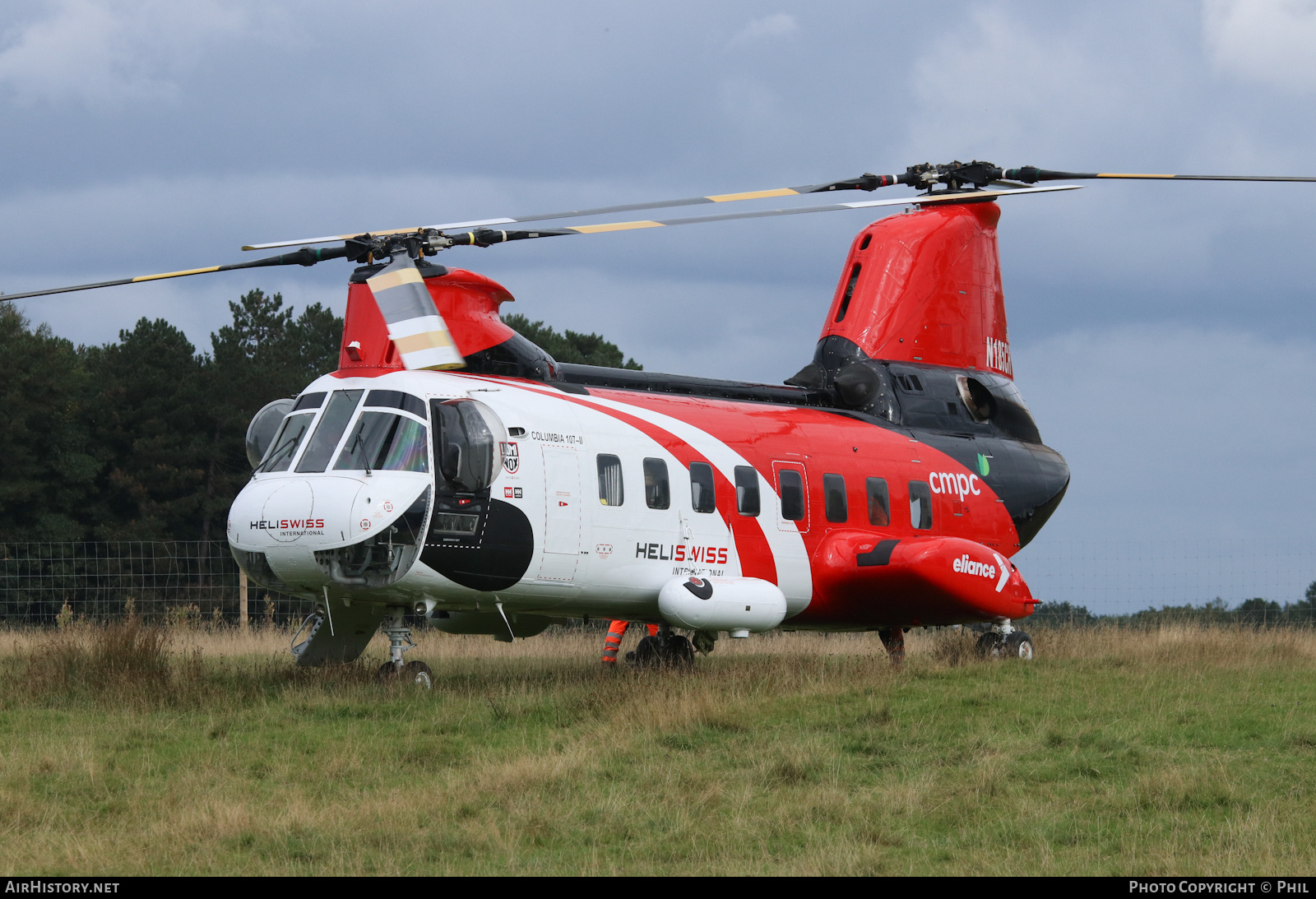 Aircraft Photo of N185CH | Boeing Vertol 107-II | Heliswiss International | AirHistory.net #730312