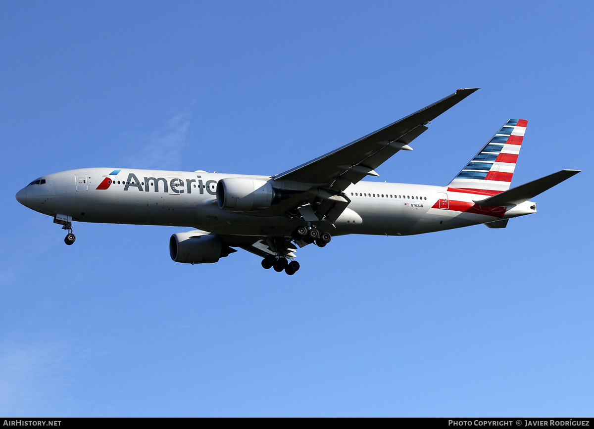 Aircraft Photo of N762AN | Boeing 777-223/ER | American Airlines | AirHistory.net #730313