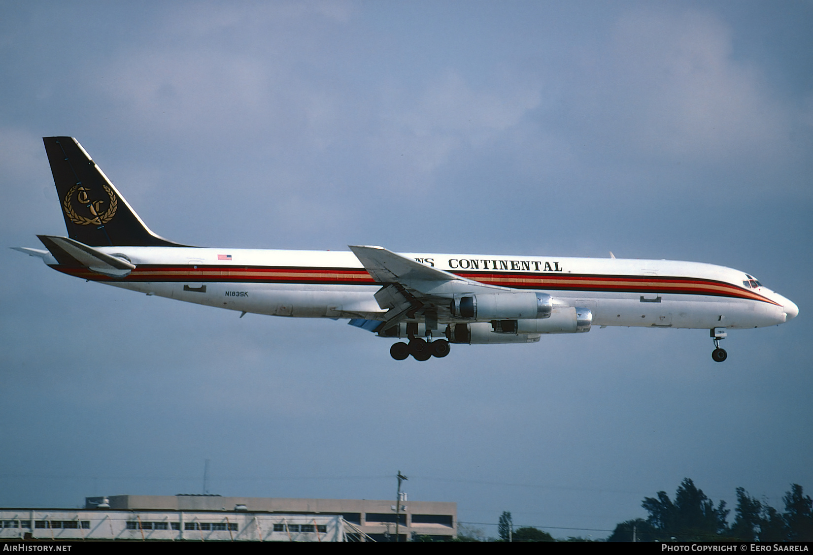 Aircraft Photo of N183SK | McDonnell Douglas DC-8-62CF | Trans Continental Airlines | AirHistory.net #730350