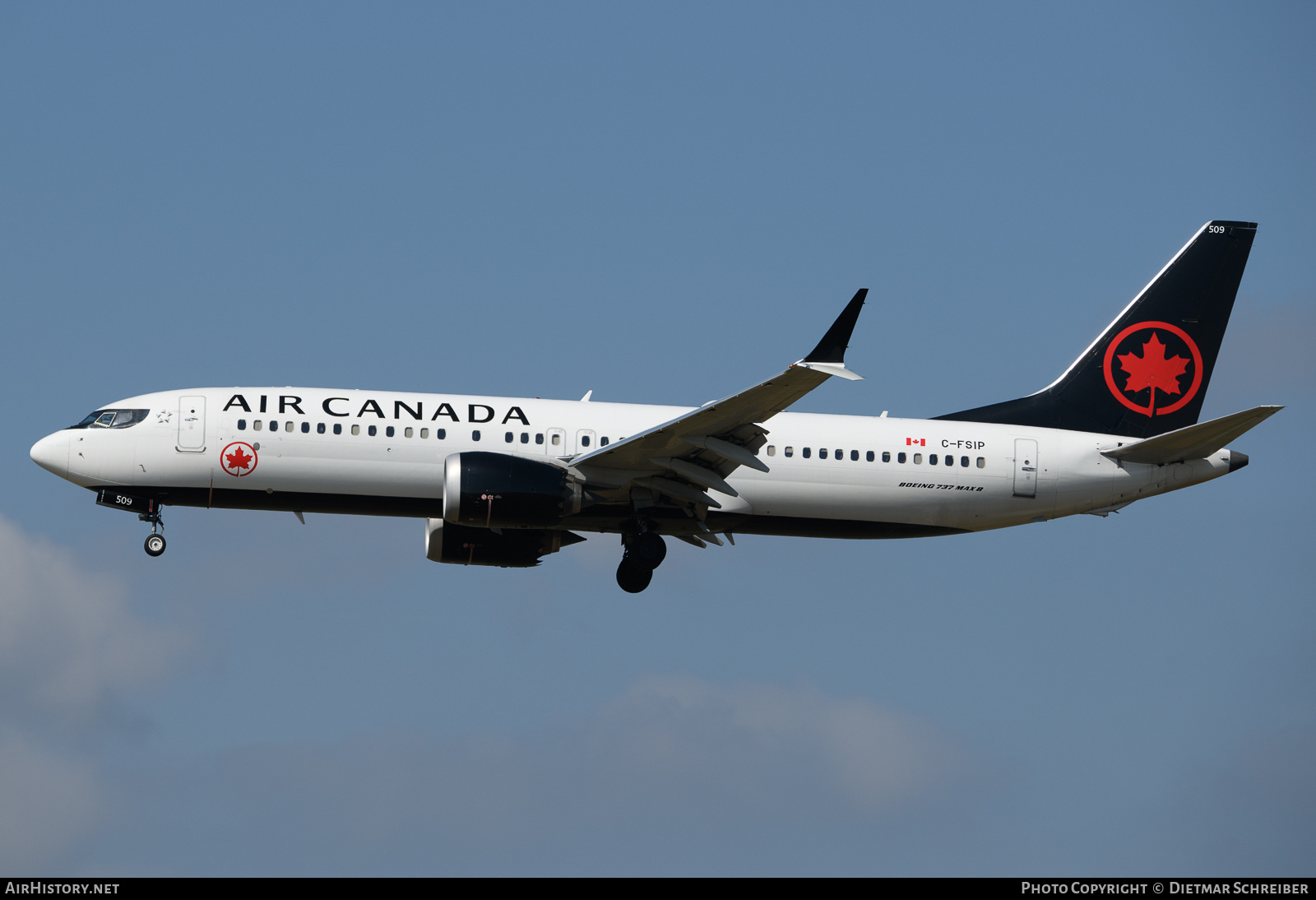 Aircraft Photo of C-FSIP | Boeing 737-8 Max 8 | Air Canada | AirHistory.net #730360