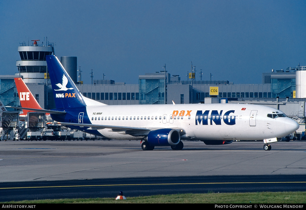 Aircraft Photo of TC-MNF | Boeing 737-4K5 | MNG Pax | AirHistory.net #730364