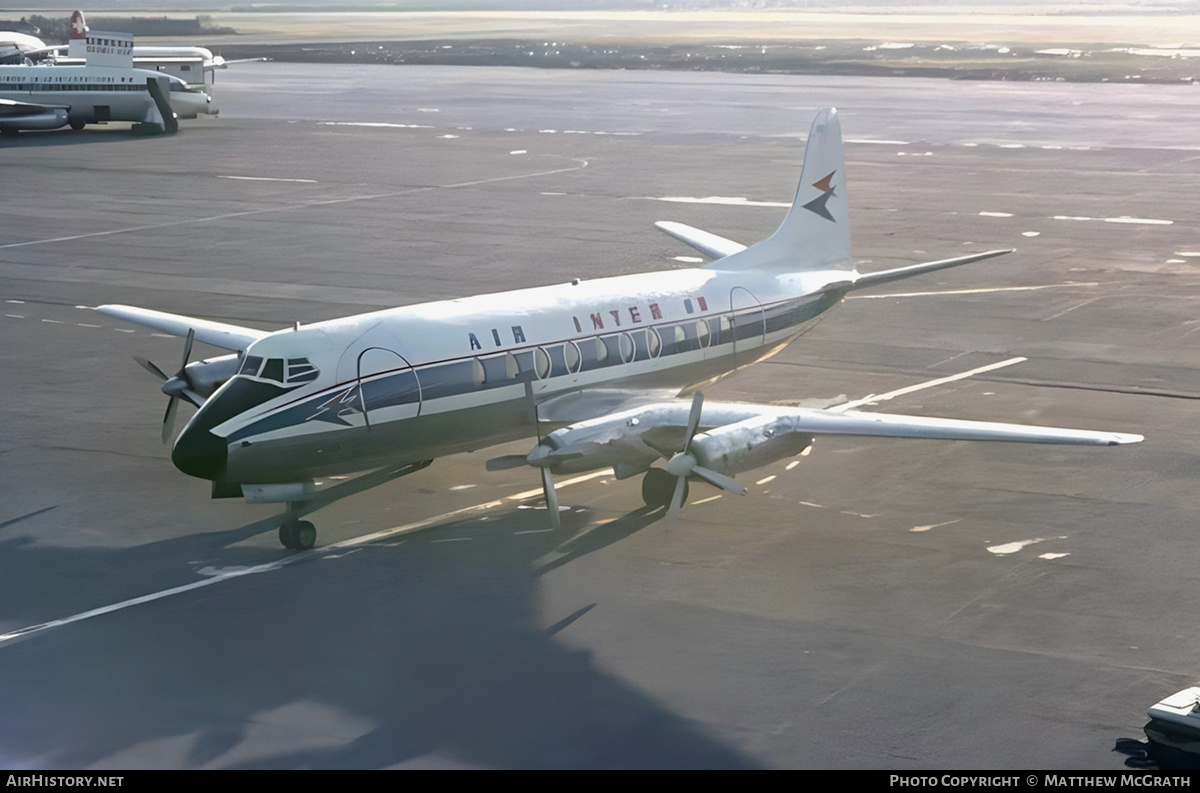 Aircraft Photo of F-BOEC | Vickers 708 Viscount | Air Inter | AirHistory.net #730384