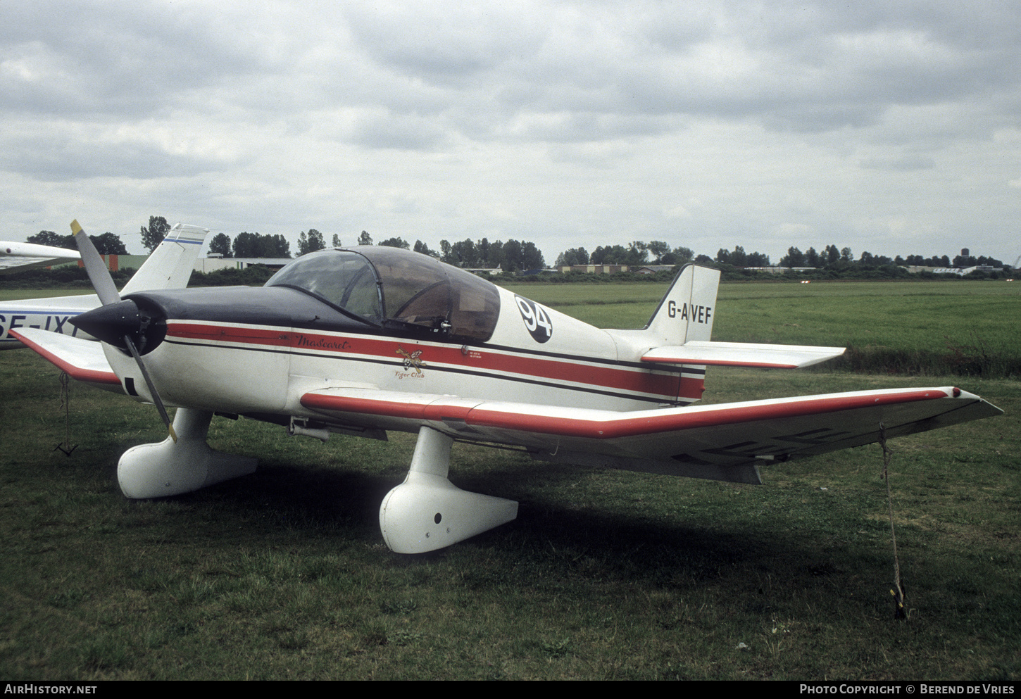 Aircraft Photo of G-AVEF | SAN Jodel D-150 Mascaret | The Tiger Club | AirHistory.net #730402