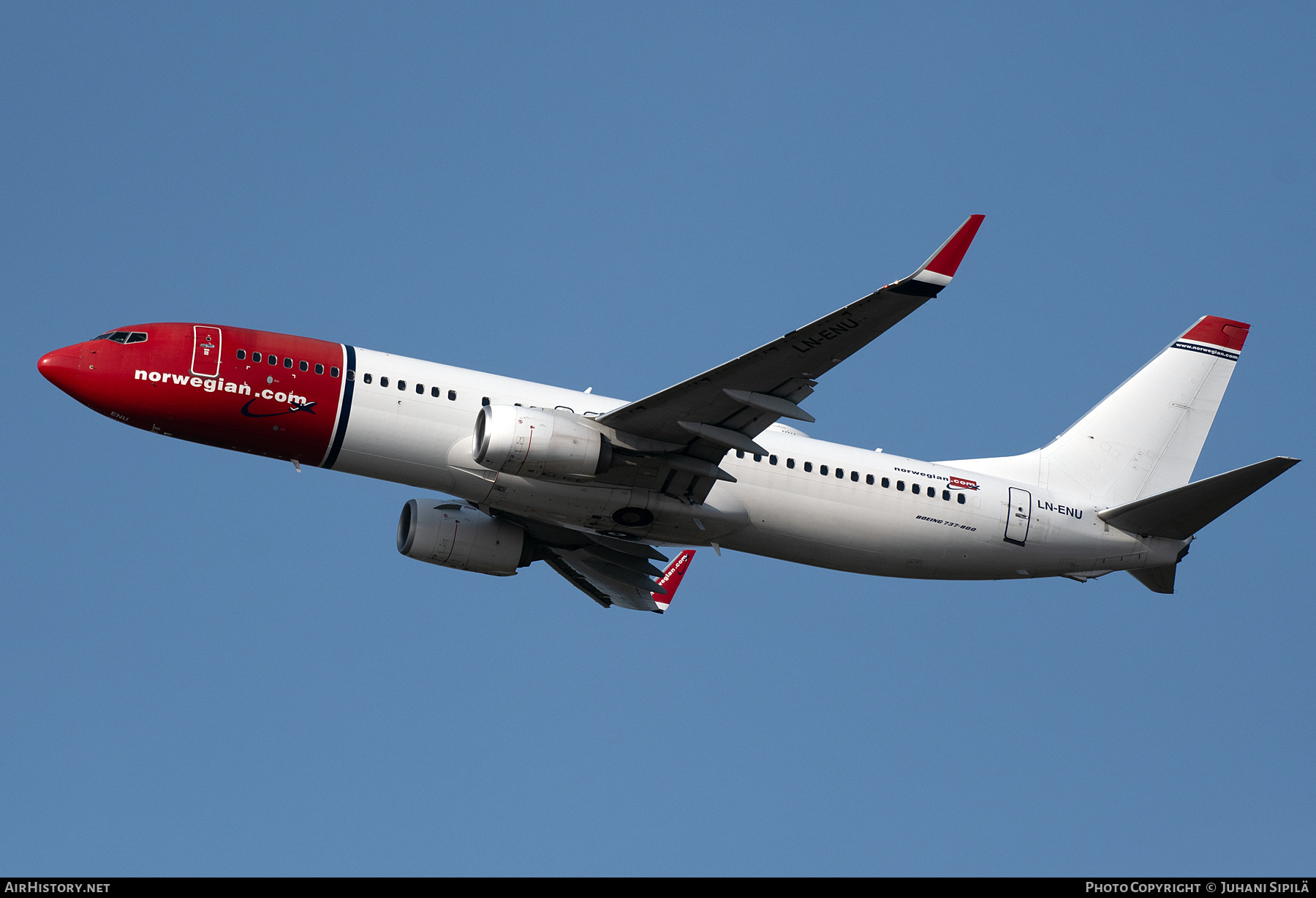 Aircraft Photo of LN-ENU | Boeing 737-8JP | Norwegian | AirHistory.net #730417