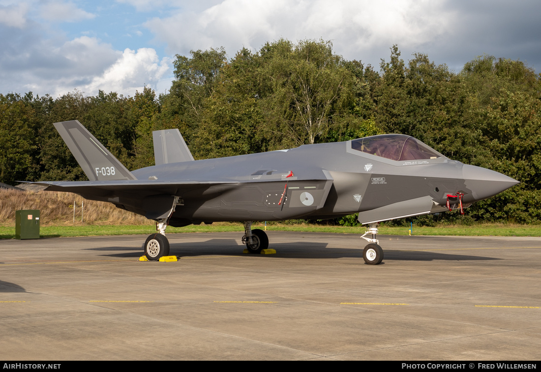 Aircraft Photo of F-038 | Lockheed Martin F-35A Lightning II | Netherlands - Air Force | AirHistory.net #730443