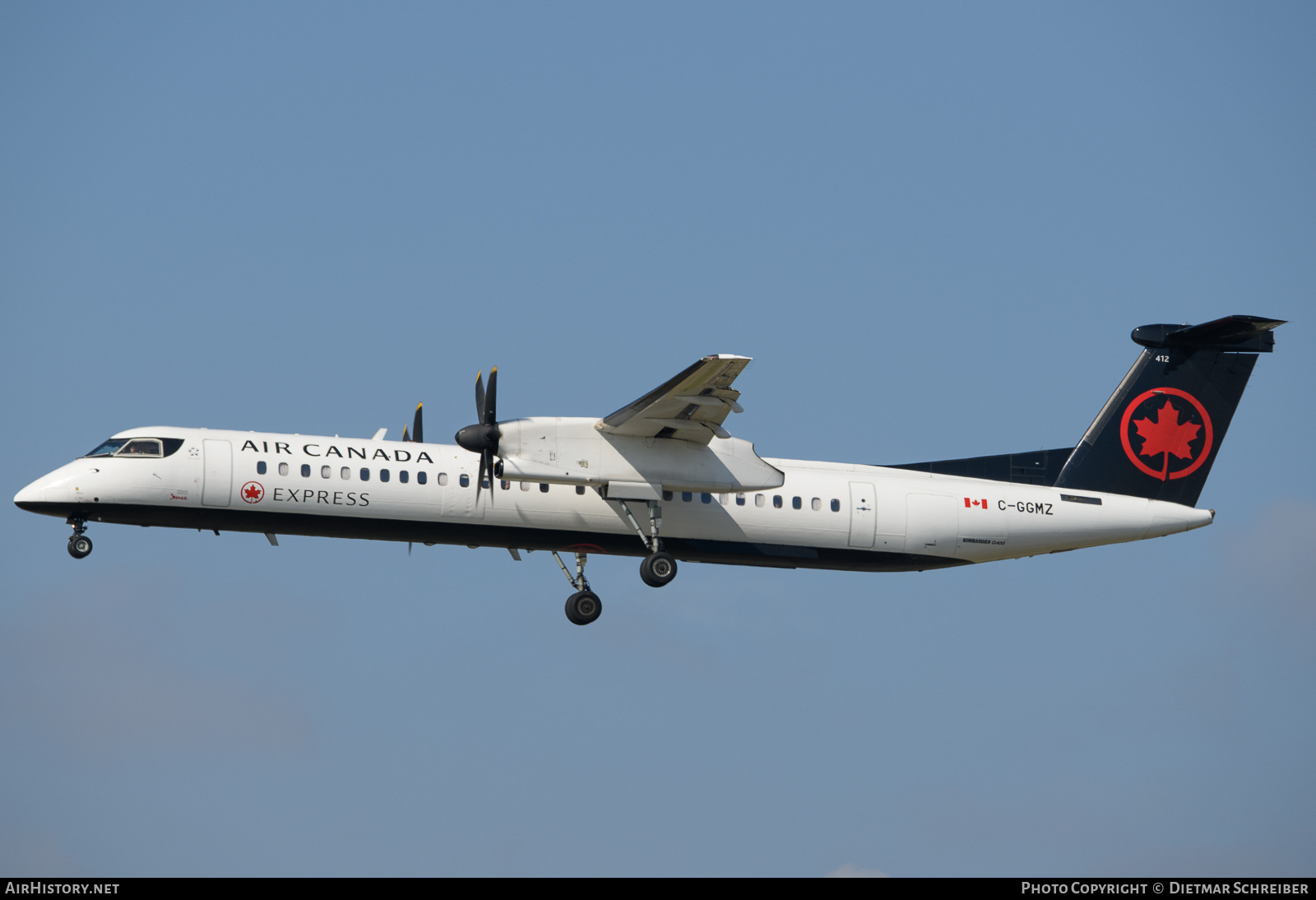 Aircraft Photo of C-GGMZ | Bombardier DHC-8-402 Dash 8 | Air Canada Express | AirHistory.net #730449