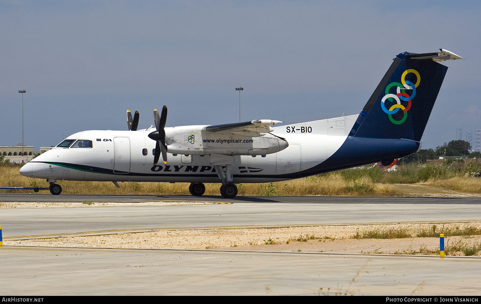 Aircraft Photo of SX-BIO | De Havilland Canada DHC-8-102 Dash 8 | Olympic | AirHistory.net #730459