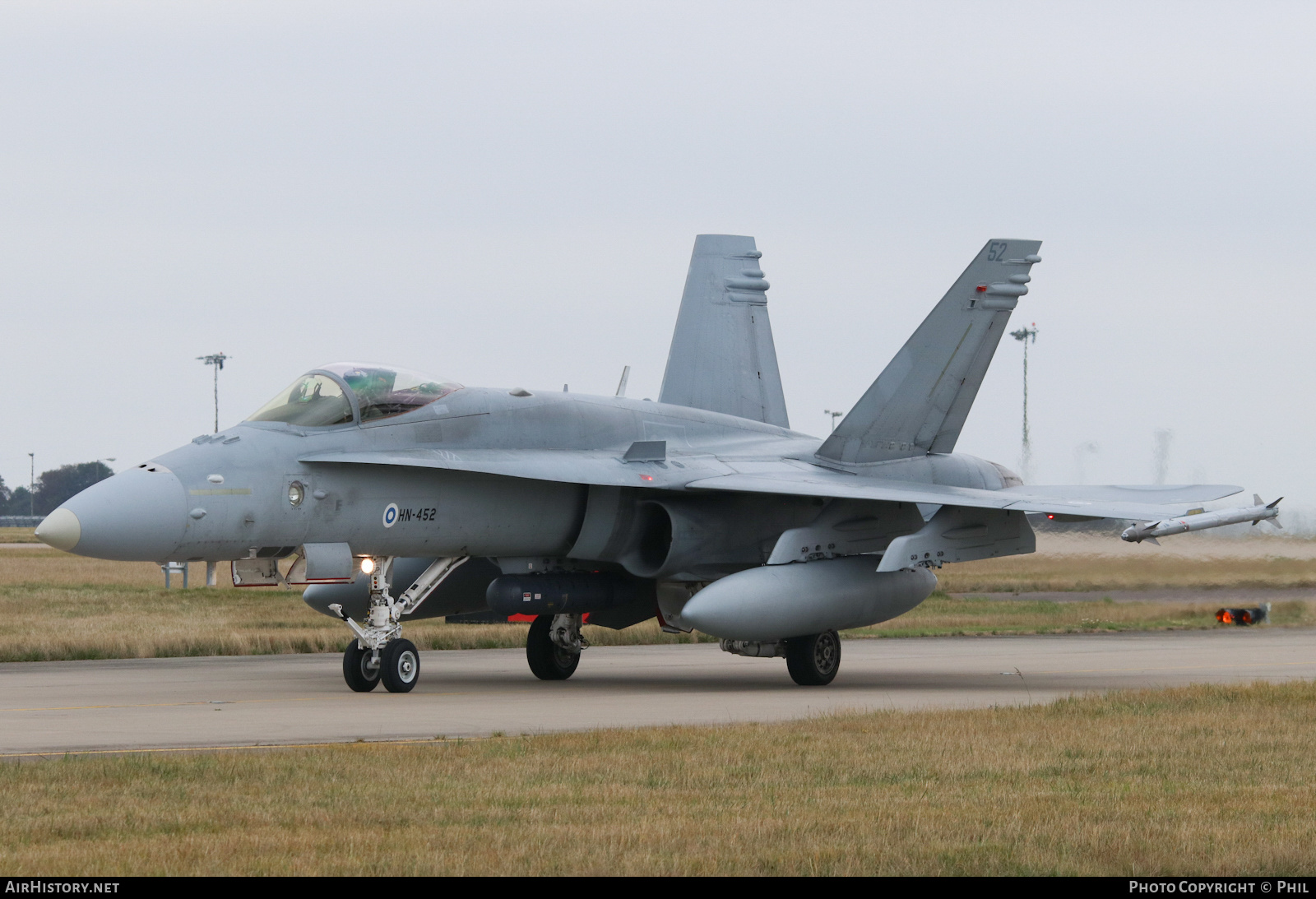 Aircraft Photo of HN-452 | McDonnell Douglas F/A-18C Hornet | Finland - Air Force | AirHistory.net #730477