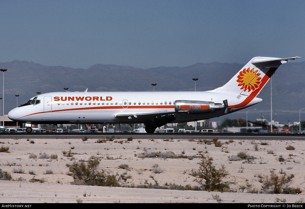 Aircraft Photo of N9102 | Douglas DC-9-14 | Sunworld International Airways | AirHistory.net #730539