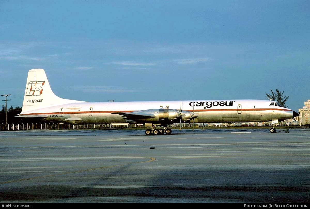 Aircraft Photo of N4993U | Canadair CL-44D4-8 | Cargosur | AirHistory.net #730559