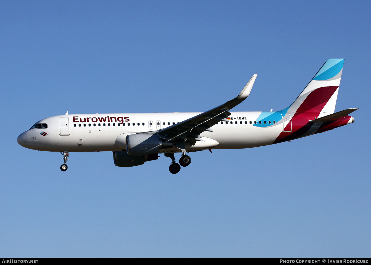 Aircraft Photo of D-AEWE | Airbus A320-214 | Eurowings | AirHistory.net #730605