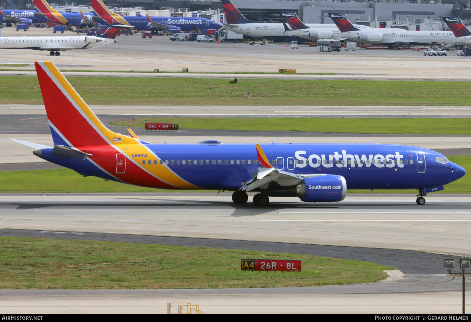 Aircraft Photo of N8865L | Boeing 737-8 Max 8 | Southwest Airlines | AirHistory.net #730634
