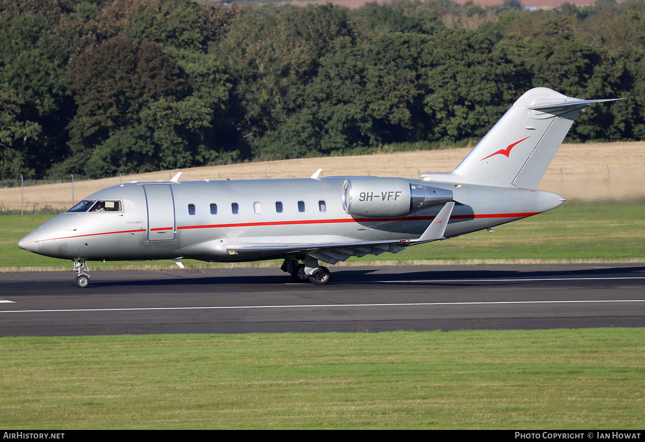 Aircraft Photo of 9H-VFF | Bombardier Challenger 605 (CL-600-2B16) | VistaJet | AirHistory.net #730673
