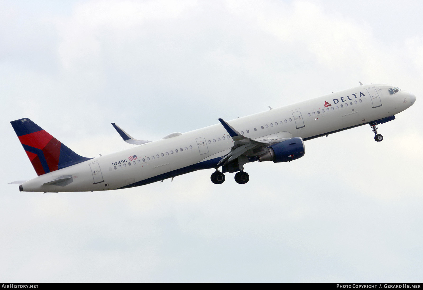 Aircraft Photo of N316DN | Airbus A321-211 | Delta Air Lines | AirHistory.net #730689
