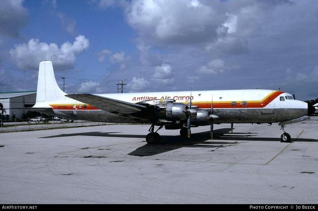 Aircraft Photo of N3775U | Douglas DC-7C(F) | Antillas Air Cargo | AirHistory.net #730701