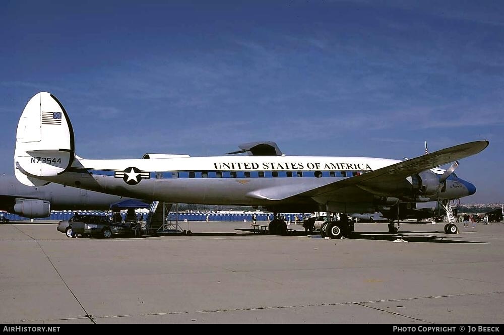 Aircraft Photo of N73544 | Lockheed L-1049F Super Constellation | USA - Air Force | AirHistory.net #730709