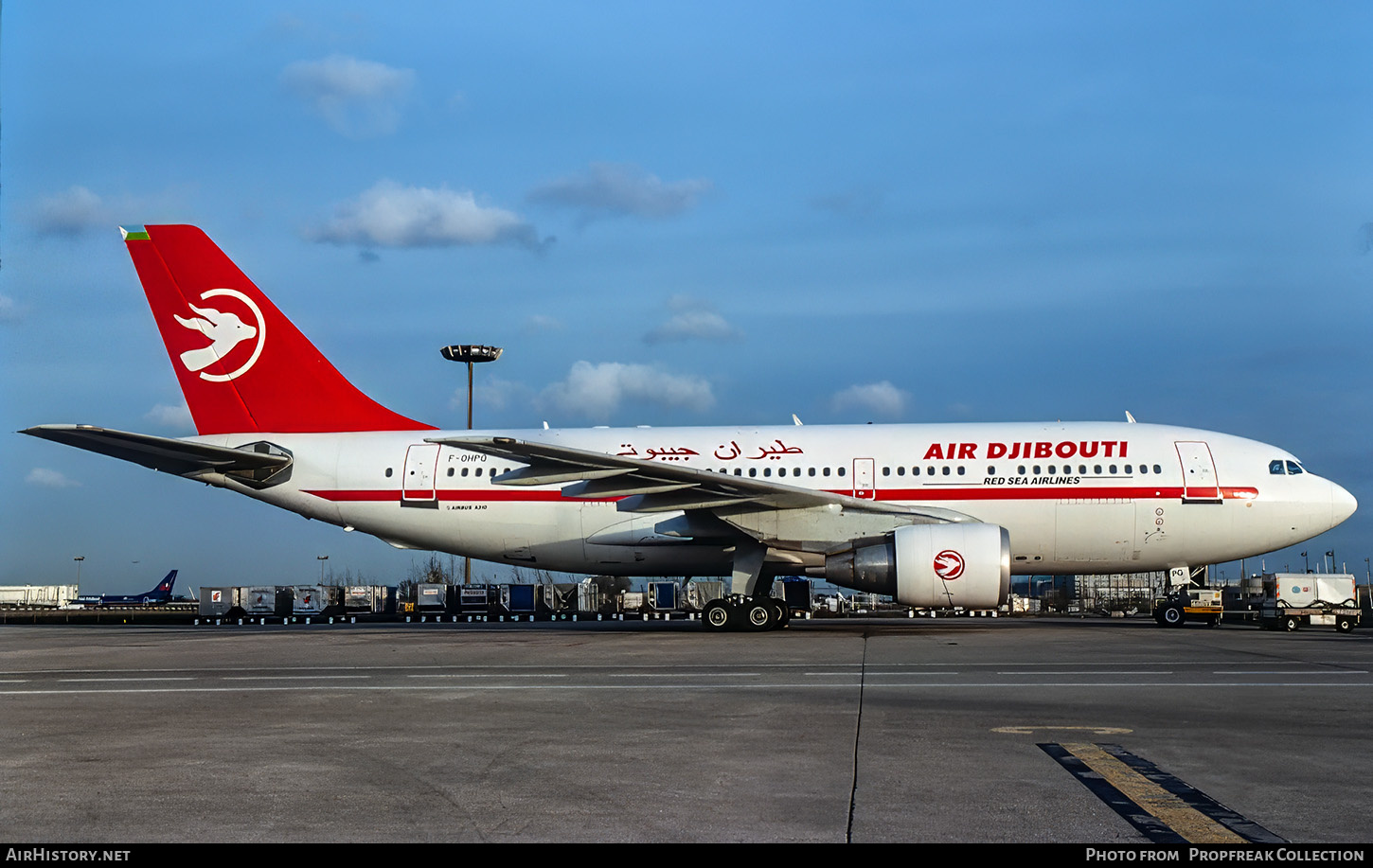 Aircraft Photo of F-OHPQ | Airbus A310-222 | Air Djibouti - Red Sea Airlines | AirHistory.net #730721